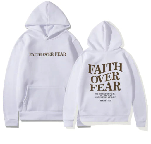 Faith Over Fear Casual Hoodie