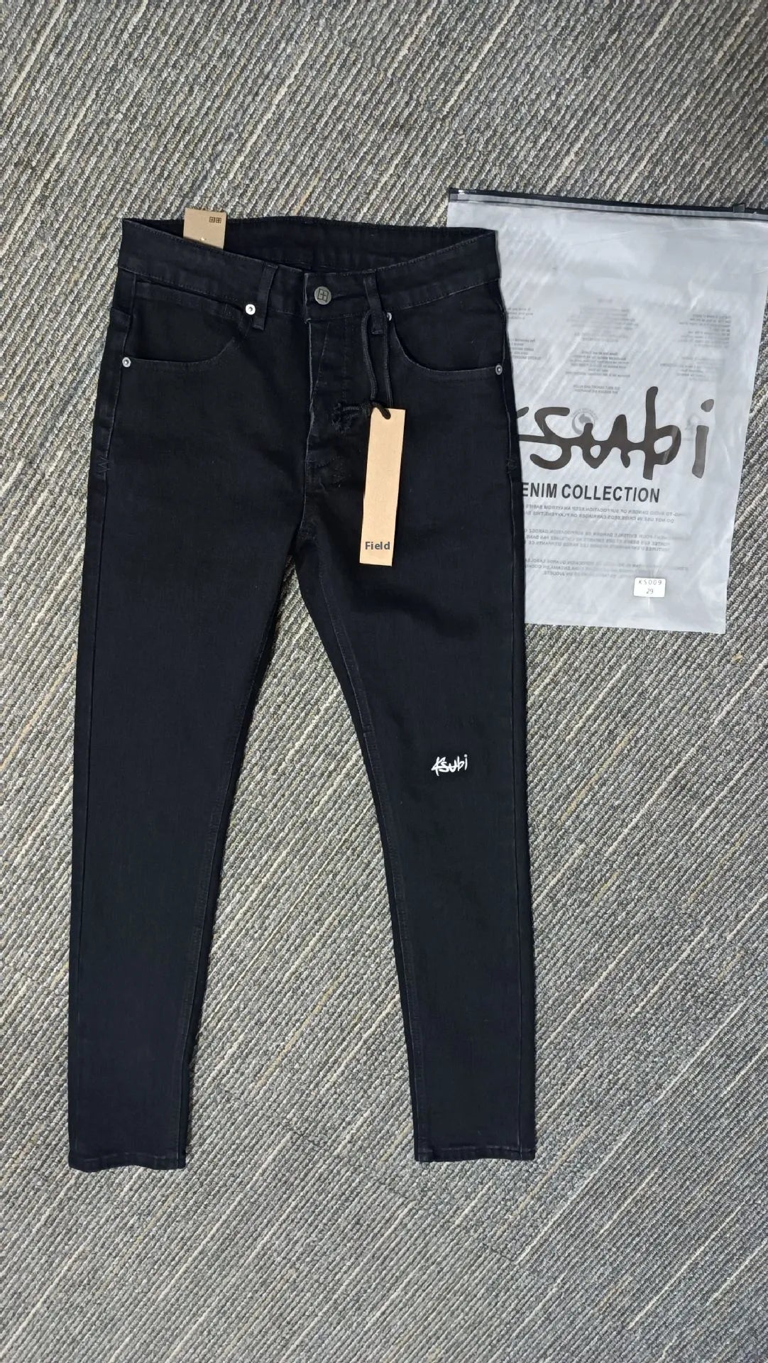 Black Embroidered Trousers