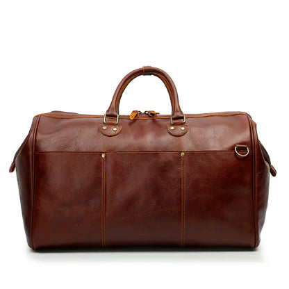 Genuine Leather Large Capacity Travel Handbag