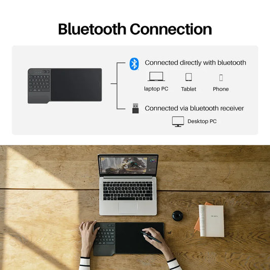 Huion KD200 Wireless Digital Drawing Tablet