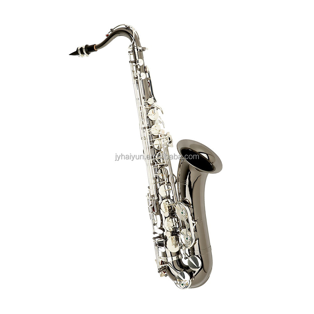 SEASOUND OEM Professional Black/Silver Tenor Saxophone - Exceptional Tone
