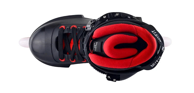 Powerslide NEXT Trinity Inline Skates – Professional Freeride Roller Blades for Street, Racing & Urban Skating with 3/4 Wheel Setup