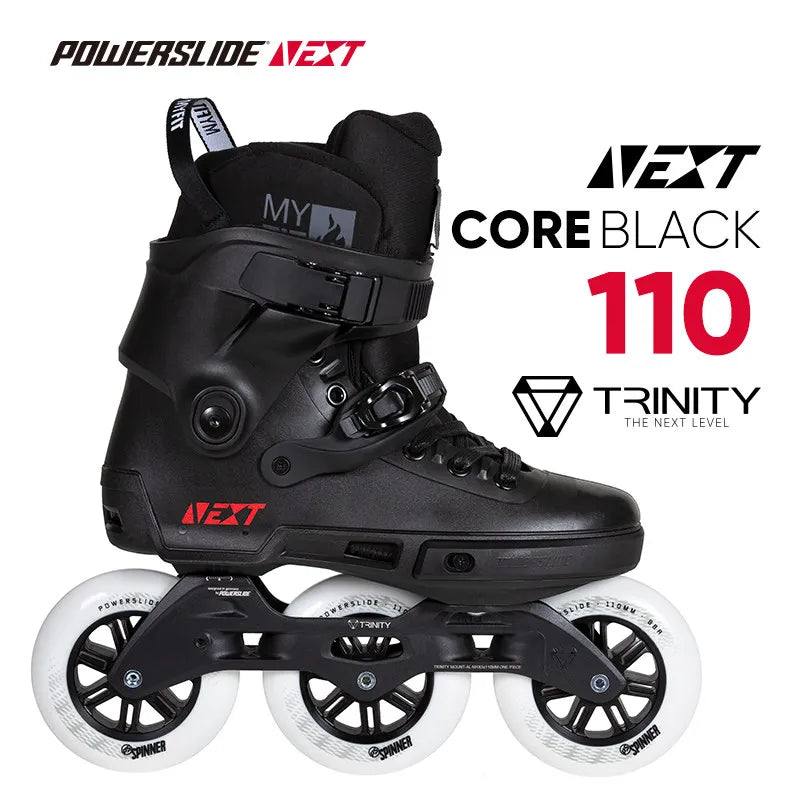 Powerslide NEXT Flat-skate Casual Street All-purpose Unisex Roller Skates with Three Wheels