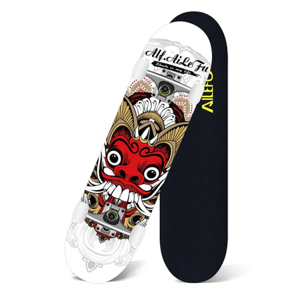 31" Maple Butterfly Skateboard, 7-Ply Canadian Wood Cruiser for Teens & Adults