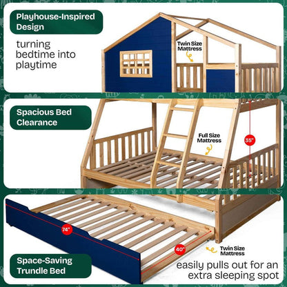 Treehouse Kid Bunk Bed for Fun and Adventure in Your Child's Room