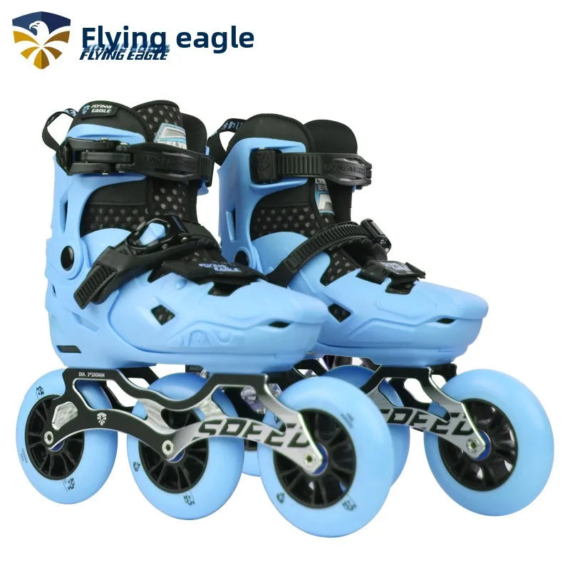 Children's Flying Eagle  Big Three-Wheel Speed Skating Training & Leisure Street Roller Skates