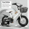Children's Bicycle for Ages 12-14 with Training Wheels Front Basket 12-Inch Wheel No Gears