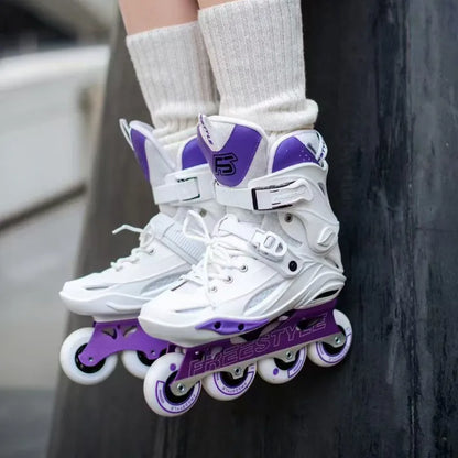 Professional Adult Inline Skates – Hard Shell Urban Fitness Roller Blades with High Ankle Support