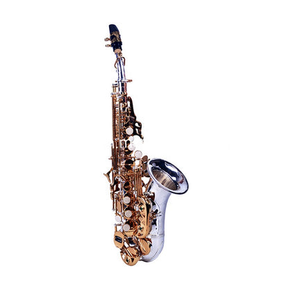 SEASOUND Professional Soprano Saxophone - Silver Gold