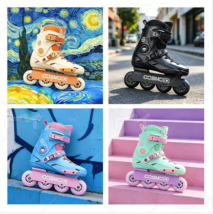 MICRO TG Inline Skates for Adults – Beginner Fitness Roller Blades with Smooth Single Row Wheels for Outdoor Recreation