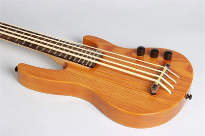 Professional Electric Wooden Bass Ukulele