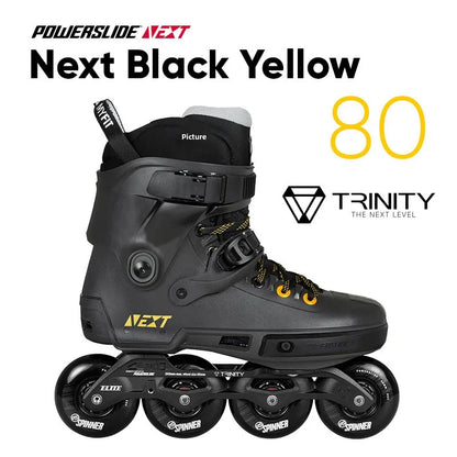 Powerslide NEXT Flat-skate Casual Street All-purpose Unisex Roller Skates with Three Wheels