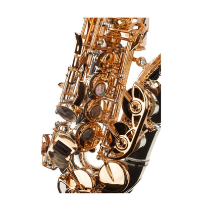 SEASOUND Professional Soprano Saxophone - Silver Gold