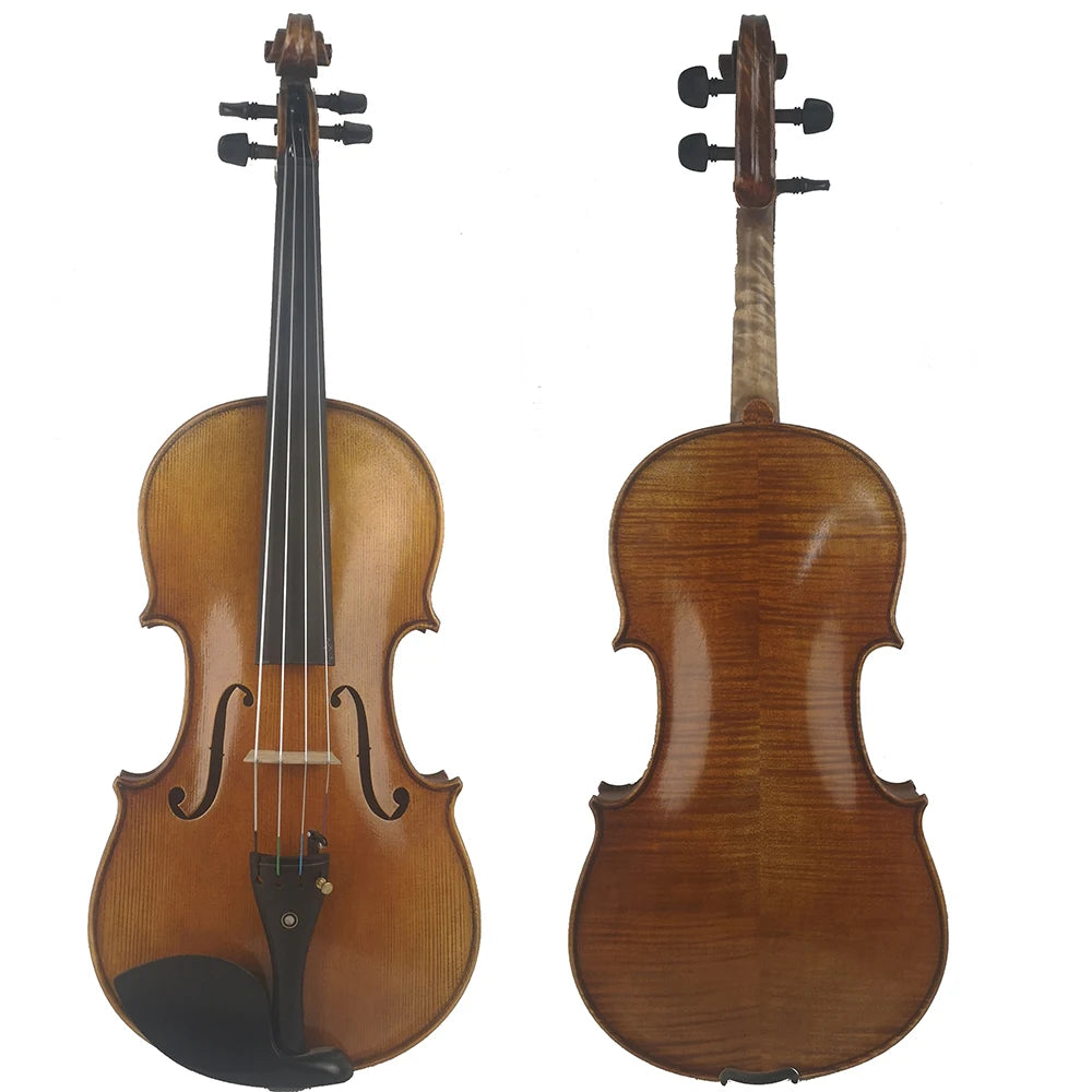 Antonio Stradivari Cremonese 1716 Model Viola 15''-16.5'' FPVN01 with Canvas Case and Brazil Bow