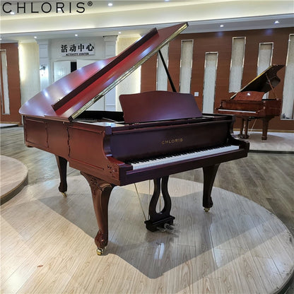 88 Keys Antique Design Walnut Carving Grand Piano SG186 Matte