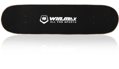 Win.max Complete Standard Skateboards for Girls Boys Beginner Lightweight Portable Flat-Plate Skateboards Kids Youth Adult Teens