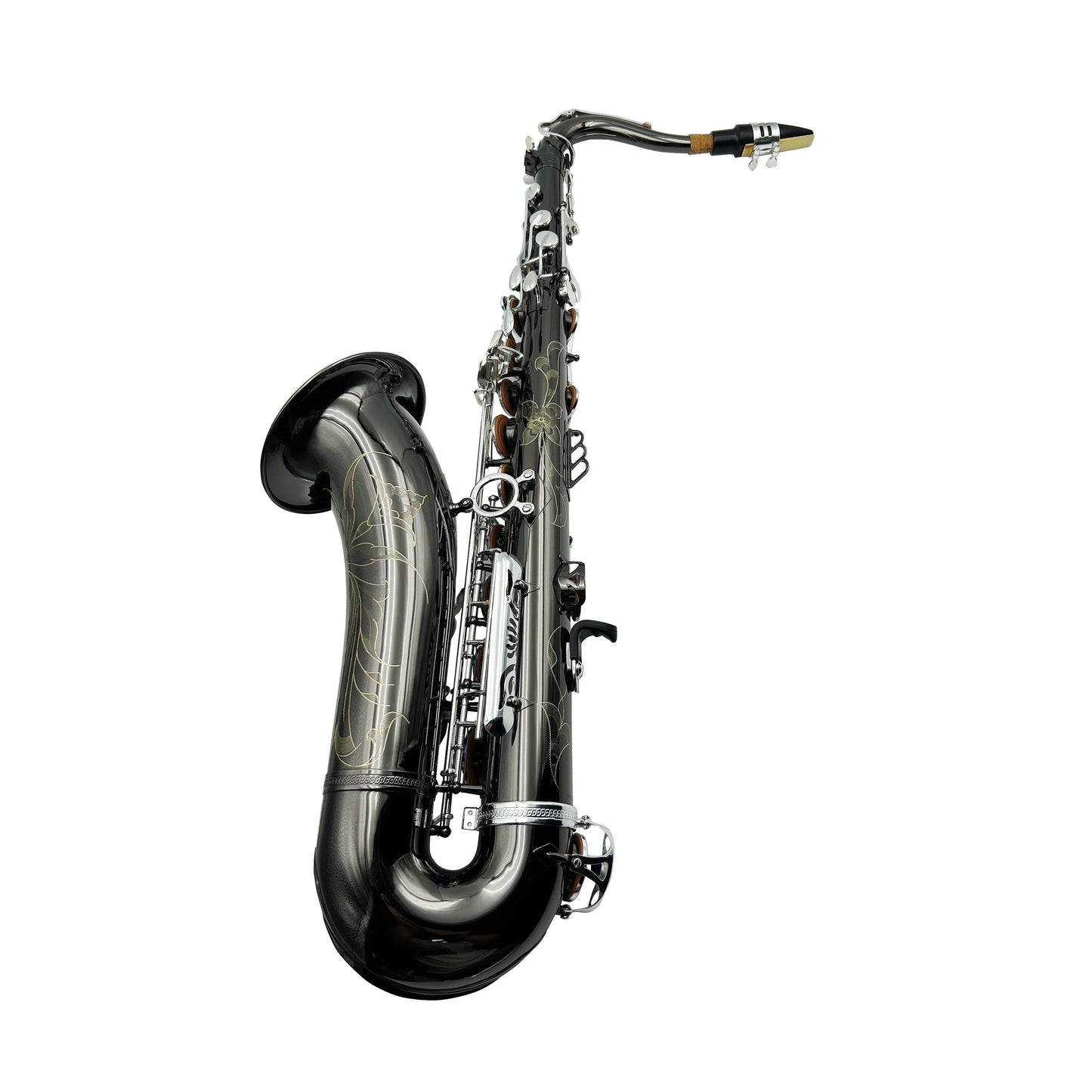 SEASOUND OEM Professional Black/Silver Tenor Saxophone - Exceptional Tone