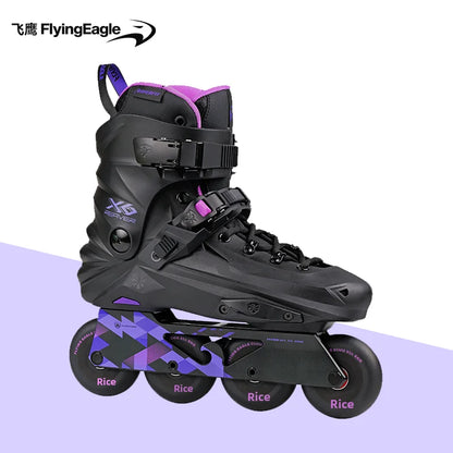 Flying Eagle X6 REAVER Professional Inline Skates – Dual Purpose Roller Blades for Freestyle & Street Performance