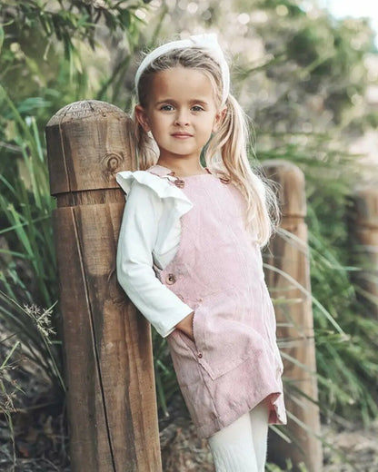 Toddler Corduroy Suspender Dress  (0-5T)