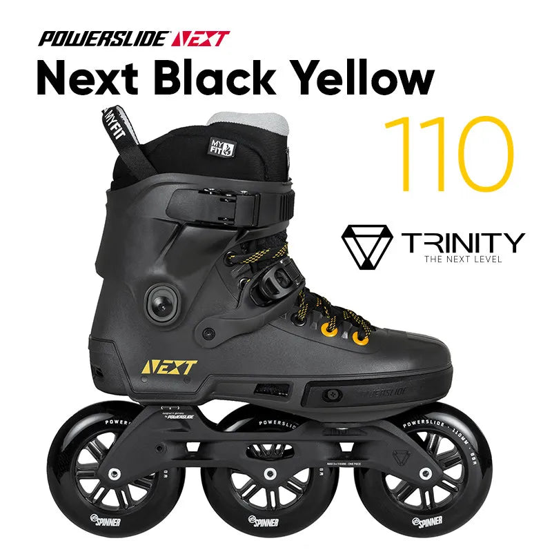 Powerslide NEXT Flat-skate Casual Street All-purpose Unisex Roller Skates with Three Wheels
