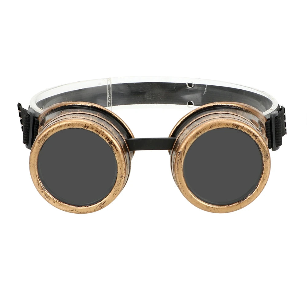 Retro Adjustable Windproof Steampunk Glasses