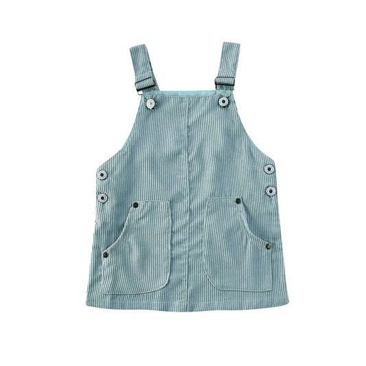Toddler Corduroy Suspender Dress  (0-5T)