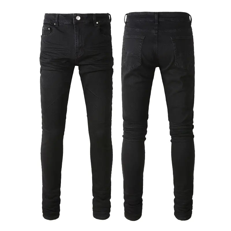 Slim Fit Black Stretch Jeans