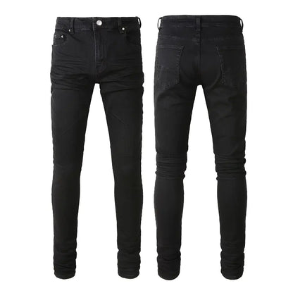 Slim Fit Black Stretch Jeans