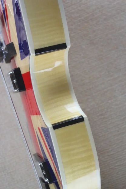 Hofner BB2 Vintage England Flag Violin Bass Guitar