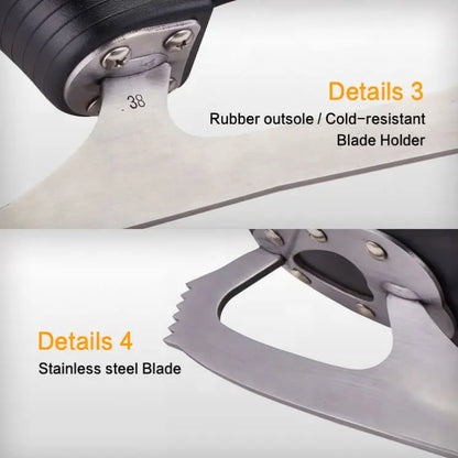 Winter Ice Skates | White & Black