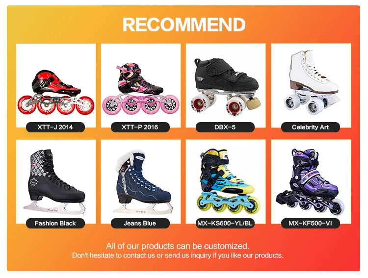 Winter Ice Skates | White & Black