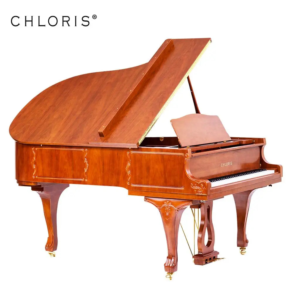 88 Keys Antique Design Walnut Carving Grand Piano SG186 Matte