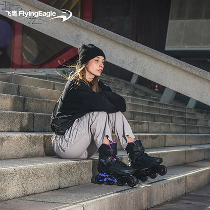 Flying Eagle X6 REAVER Professional Inline Skates – Dual Purpose Roller Blades for Freestyle & Street Performance