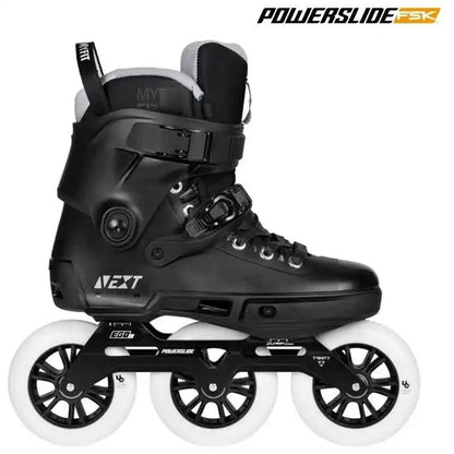 Powerslide NEXT Trinity Inline Skates – Professional Freeride Roller Blades for Street, Racing & Urban Skating with 3/4 Wheel Setup