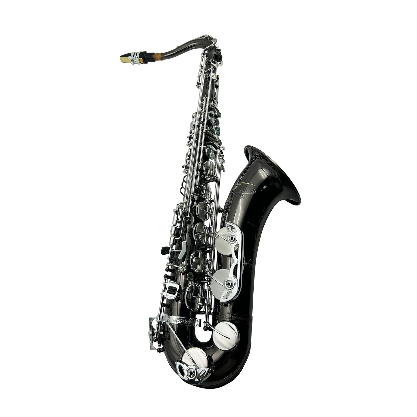 SEASOUND OEM Professional Black/Silver Tenor Saxophone - Exceptional Tone