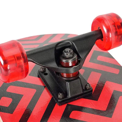 Win.max 31-Inch Double Rocker Maple Skateboard, Lightweight Cruiser Board for Teens & Adults