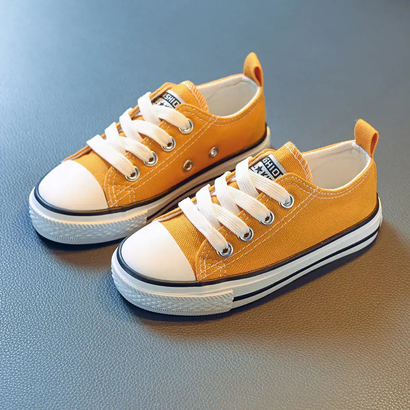 Kids' Canvas Low Top Sneakers ShoesS