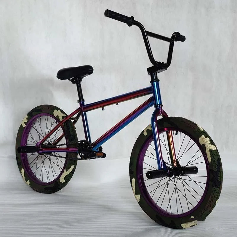 20 Inch BMX Freestyle Stunt Bike – Street Performance Bicycle for Tricks, Skate Parks & Action Riding