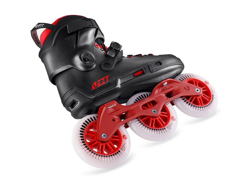 Powerslide NEXT Trinity Inline Skates – Professional Freeride Roller Blades for Street, Racing & Urban Skating with 3/4 Wheel Setup