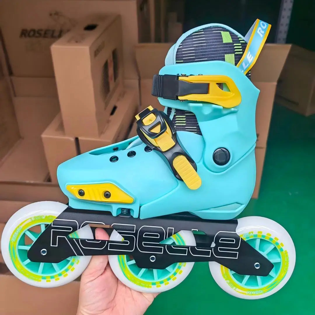 Feng Quan Professional 3 Wheel Inline Skates – Adult Freestyle Roller Blades for Speed, Slalom & Aggressive Skating