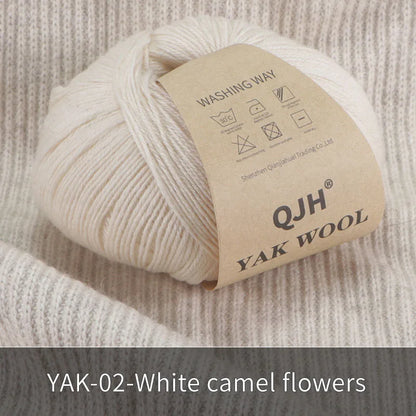 300gram Natural Mongolian Yak Wool Down Organic Mongolian Premium Yak Wool Yarn DIY Handmand Undyed Natural Colour Yarn