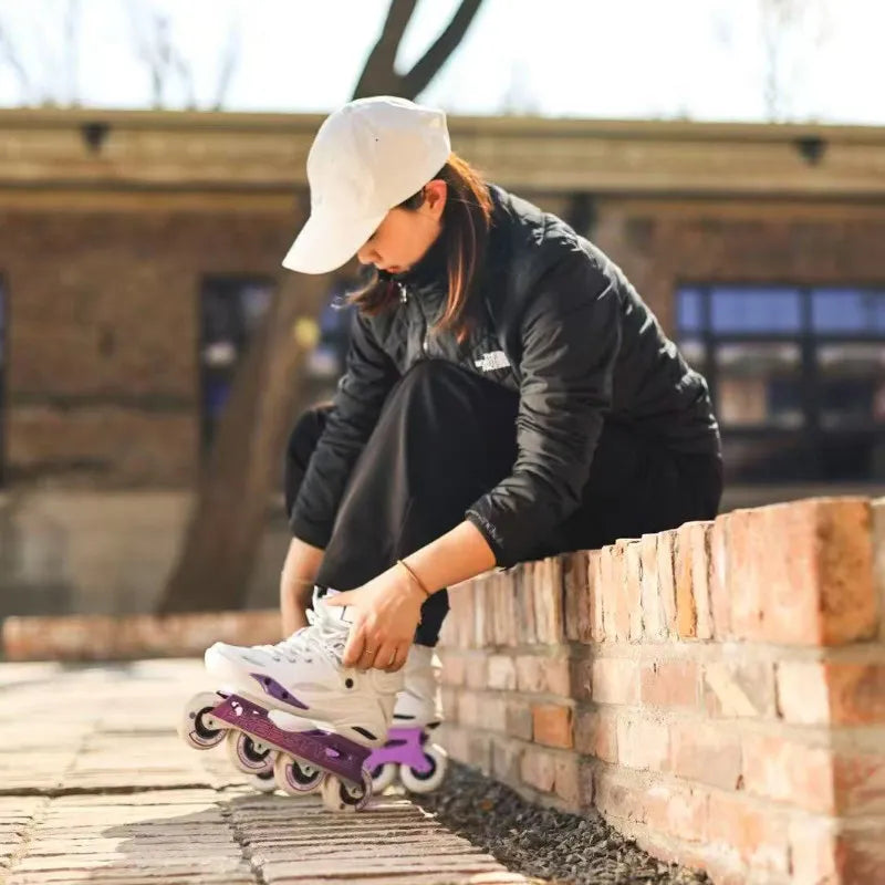 Professional Adult Inline Skates – Hard Shell Urban Fitness Roller Blades with High Ankle Support