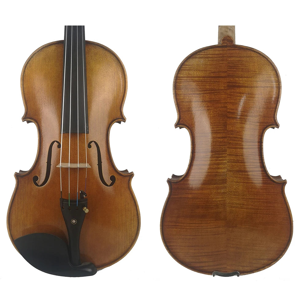 Antonio Stradivari Cremonese 1716 Model Viola 15''-16.5'' FPVN01 with Canvas Case and Brazil Bow