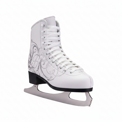Women's Professional Ice Winter Ice-Skate Boots with Stainless Steel Blades