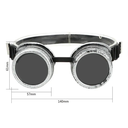 Retro Adjustable Windproof Steampunk Glasses