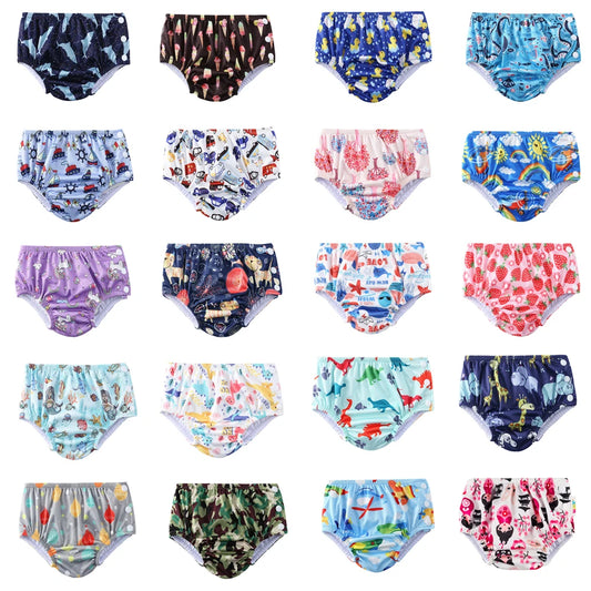 1PC Waterproof Cloth Diapers Swimwear for Baby 0--3 Years