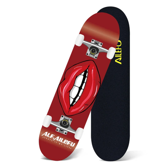 31" Maple Butterfly Skateboard, 7-Ply Canadian Wood Cruiser for Teens & Adults