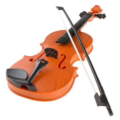 Toy Violin with 4 Adjustable Strings & Bow - Classical Music (80-HM-336840)