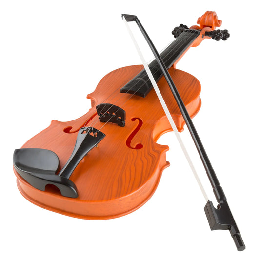 Toy Violin with 4 Adjustable Strings & Bow - Classical Music (80-HM-336840)