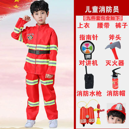 Firefighter Hero Costume for Kids
